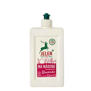 Jelen prostředek na mytí nádobí s výtažkem z brusinek Brusinka 500 ml
