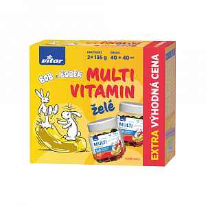 Vitar Kids Multivitamin Bob a Bobek želé 2x40 ks