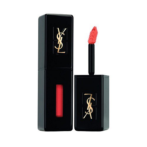 Yves Saint Laurent Vernis A Lévres Plump Vinylux Cream  408 Corail Neo-Pop