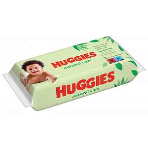 HUGGIES® Vlhčené ubrousky Natural Triplo 56x3 ks