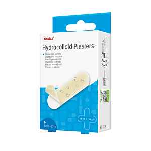 Dr. Max Hydrocolloid Plasters 60 x 20 mm náplasti na puchýře 6 ks