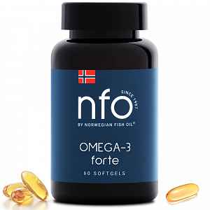 NFO Omega-3 Forte s rybí želatinou měkké gely