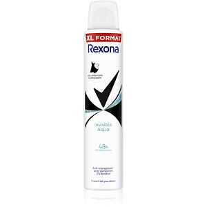 Rexona Invisible Aqua antiperspirant ve spreji proti bílým a žlutým skvrnám 200 ml