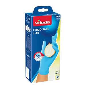 Vileda Food Safe vel. M/L jednorázové rukavice 40 ks