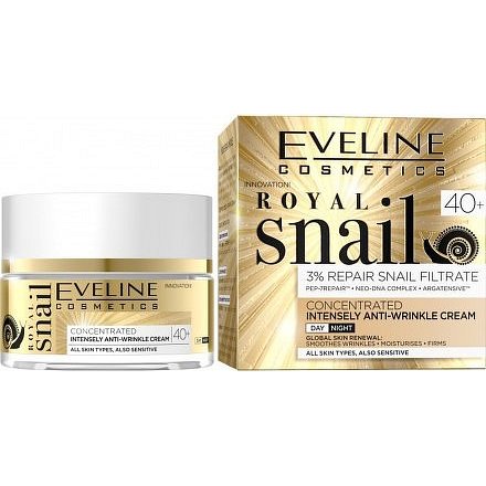 Eveline Royal Snail Protivráskový denní a noční krém 40+ 50ml