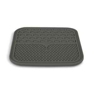 Lízací podložka pro psy SILICONE šedá M Zolux