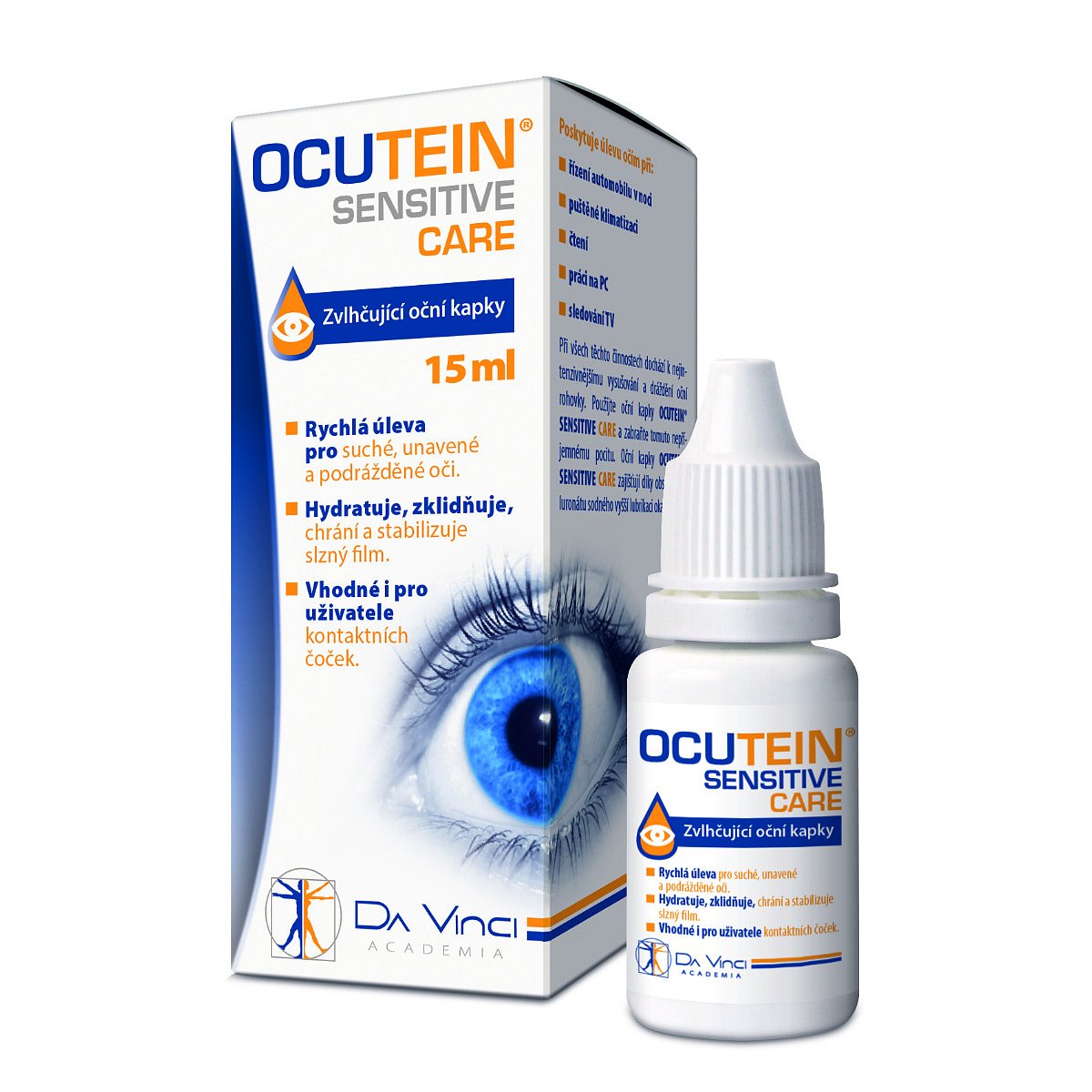 Ocutein Sensitive Care oční kapky 15 ml (umělé slzy)