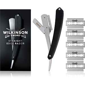 Wilkinson Sword Barber's Style Straight Edge klasická holicí břitva + náhradní břity