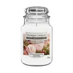 Yankee Candle Vonná svíčka Home Inspiration velká Candy Cane Milkshake 538 g