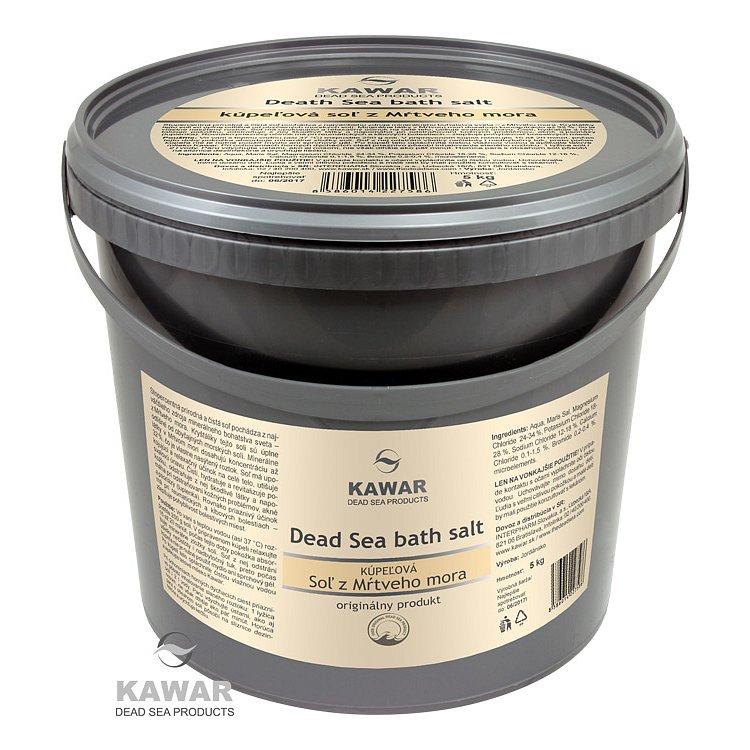 KAWAR Koupelová sůl z Mrtvého moře 5 kg