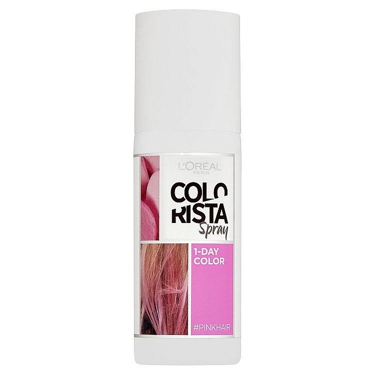 L'Oréal Paris Colorista Spray 1-Day Color Pink Hair  růžová, 75 ml