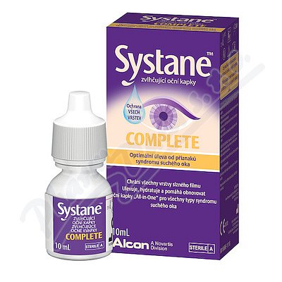 Systane Complete zvlhčující oční kapky 10ml - II.jakost