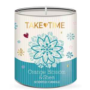 TAKE TIME Vonná svíčka Orange Blossom&Shea 200g