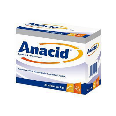 Anacid suspenze 30 x 5 ml(sáčky)