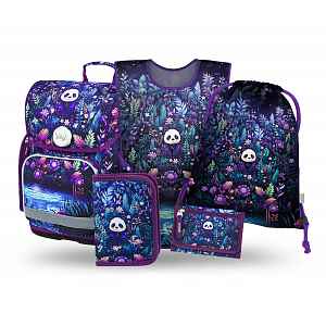 Baagl Školní set Ergo Jungle Panda III