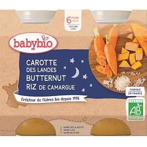 BABYBIO mrkev dýně rýže 2x200g