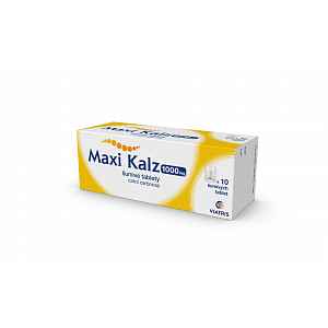 MAXI-KALZ 1000 1000MG šumivá tableta 10