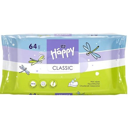 Happy Classic čistící ubrousky á 64ks