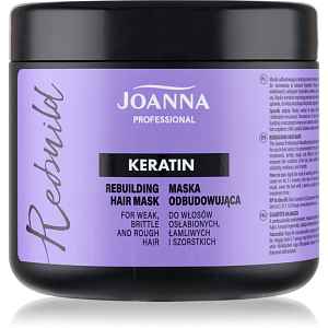 Joanna Professional Keratin keratinová maska pro suché a křehké vlasy 500 g