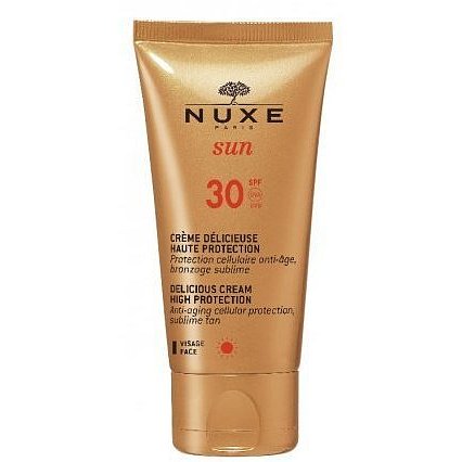 Nuxe Sun Delikátní opalovací krém na obličej SPF 30 Delicious Cream High Protection 50ml