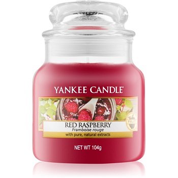 Yankee Candle Red Raspberry vonná svíčka Classic malá 104 g