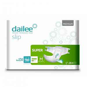 Dailee Zalepovací kalhotky Slip Premium Super M 28ks