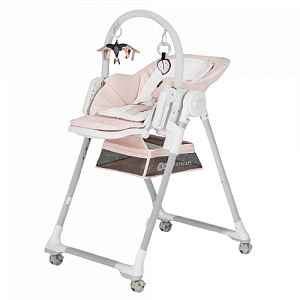 Kinderkraft Židlička jídelní Lastree Pink, Premium