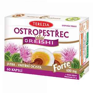 TEREZIA Ostropestřec+Reishi Forte 60 kapslí