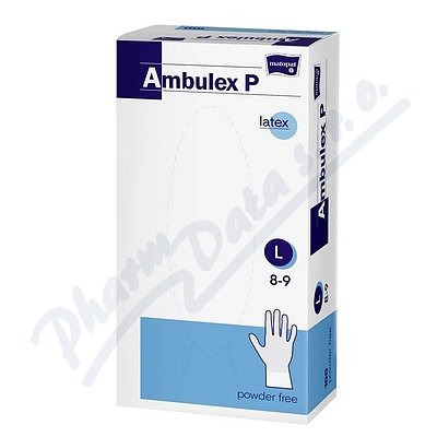 Ambulex P rukavice latexové nepudrované L 100ks - II.jakost