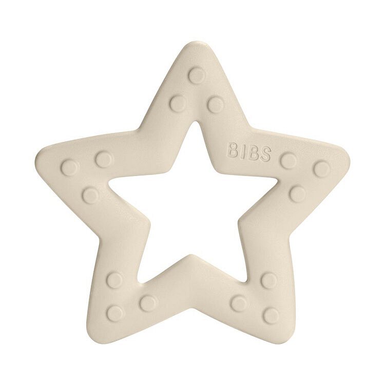 BIBS Kousátko Baby Bitie Star, Ivory