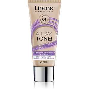 Lirene ALL DAY TONE! hydratační make-up pro zářivý vzhled pleti odstín 01 Light 30 ml