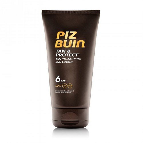 Piz Buin Tan Intensifying Sun Lotion SPF 6 opalovací mléko urychlující opalování SPF 6 150 ml + dárek PIZ BUIN - letní šátek