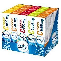 Revital Display MIX Vitaminy C 20x20 šumivých tablet