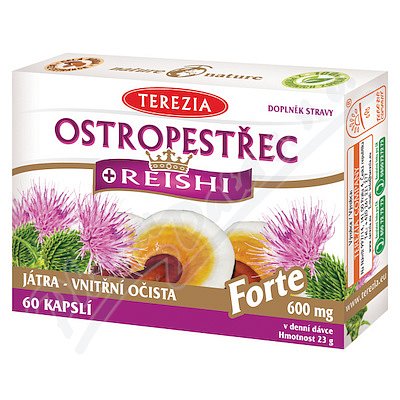 TEREZIA Ostropestřec+Reishi Forte 60 kapslí