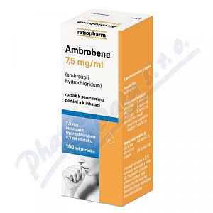 Ambrobene roztok 100 ml 7.5 mg/ml