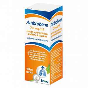Ambrobene roztok 100 ml 7.5 mg/ml