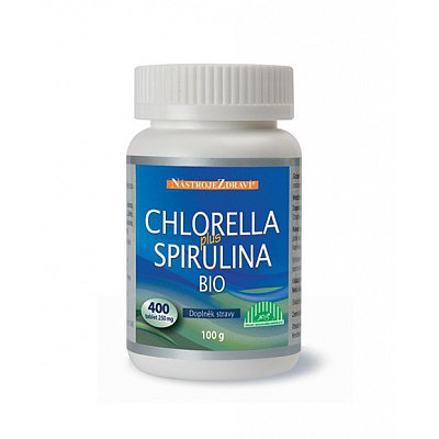 Chlorella+Spirulina BIO tbl.400