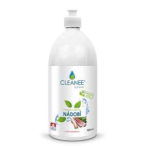 CLEANEE ECO Home Hygienický gel na nádobí s vůní rebarbory 1 l