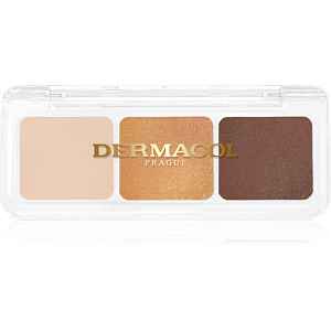 Dermacol Compact Trio paletka očních stínů odstín 3 Golden Sands 4.2 g