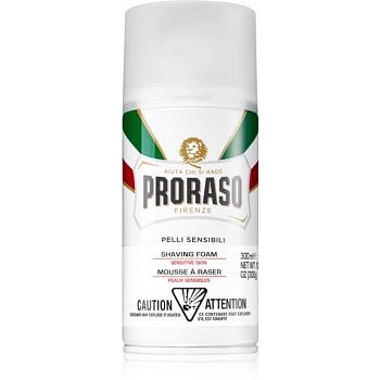 Proraso White pěna na holení pro citlivou pleť 300 ml