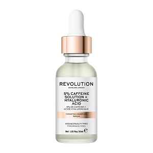 Revolution Skin Sérum na oční okolí 5% kofein + kyselina hyaluronová 30 ml