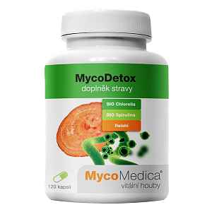 MYCOMEDICA MycoDetox 120 rostlinnných veganských kapslí