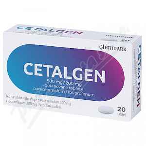 CETALGEN 500MG/200MG potahované tablety 20 II