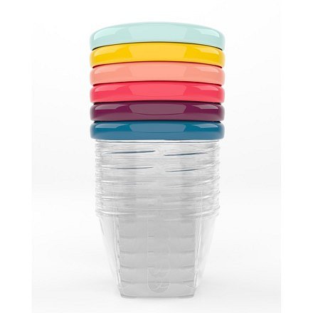 Babymoov misky s víčky 180ml sada 6ks