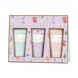 Baylis & Harding Royale Garden Sada krémů na ruce Levandule & Šípkový čaj 3x50 ml