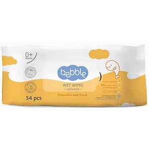 Bebble Výhodné balení - Vlhčené čistící ubrousky s heřmánkem - 3x 54 ks