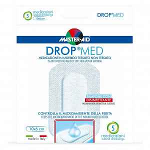 Drop Med Rychloobvaz Steril. Antisep 10x6 Cm/5 Ks