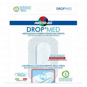 Drop Med Rychloobvaz Steril. Antisep 10x6 Cm/5 Ks