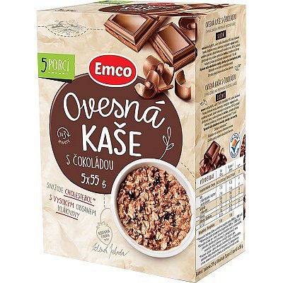 EMCO Ovesná kaše s čokoládou 5x55g