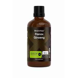 BrainMax BrainMax® Panax Ginseng Alcohol Free Tincture, Extract, 100 ml